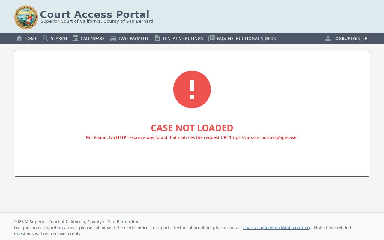Chino residents directory Superior Court case portal